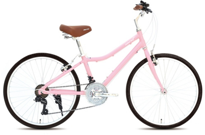 뮤트 캐럿 24 하이브리드자전거, 핑크, 159cm, 1개