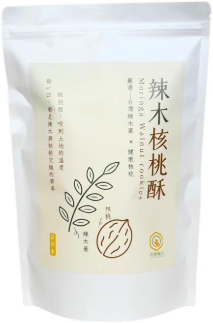 BANK OF FLOWERS AND TREES 花樹銀行 辣木核桃酥 (15片裝), 300g, 1個