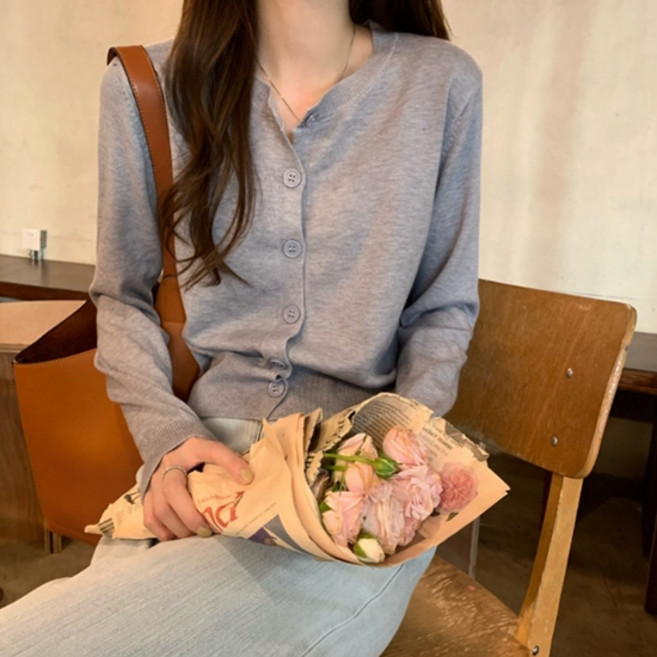 Sonio女款舒適針織開襟衫
