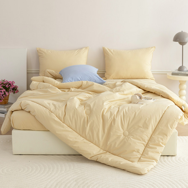 바자르 크레이프 고밀도 순면 사계절 침구세트