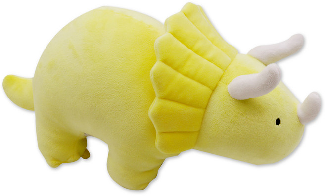 다이노랩 말랑 애착 공룡 봉제인형 베이비 트리케라톱스, 20cm, 노랑, 1개