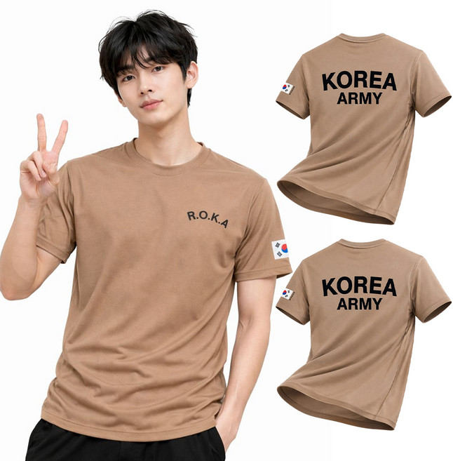 KOREA ARMY 涼感 ROKA 短袖 T恤 2件組