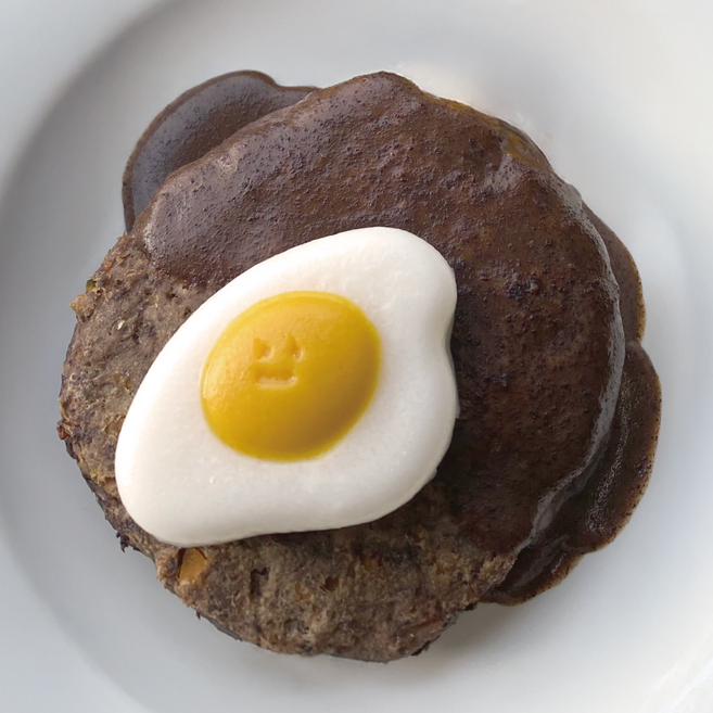 뽀뽀제과 강아지 수제간식 함박스테이크 + 계란푸딩 세트 (냉동), 110g, 1세트, 혼합맛(소고기/계란)