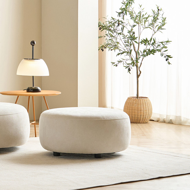 패브릭 일반형 오토만 아일레 소파 방문설치, 시트렌치소프트샌드