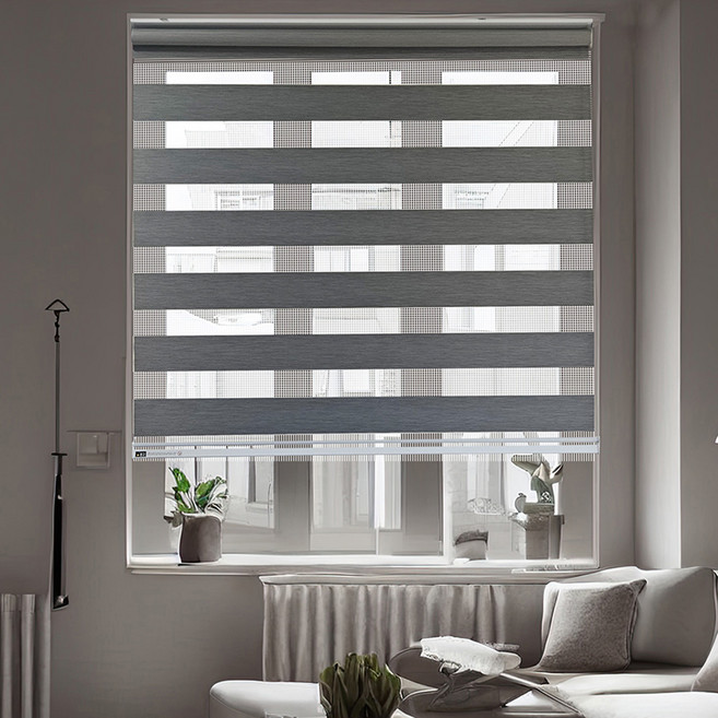 끌래망스 내추럴 암막 콤비블라인드