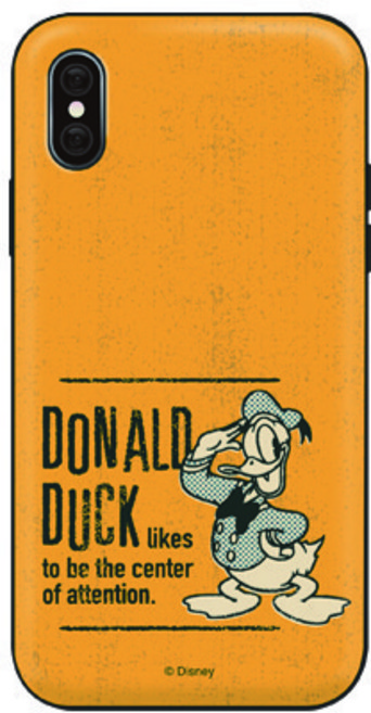Donald Duck 唐老鴨 迪士尼復古門防撞手機殼