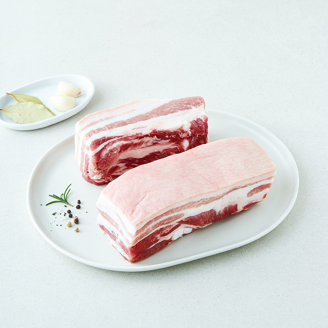 백두대간 한돈 미박 삼겹살 수육용 (냉장), 1개, 1kg