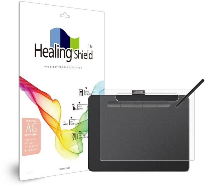 Healing Shield Wacom 類紙質 Light 防指紋 螢幕保護貼 INTUOS CTL 6100WL, 單一顏色
