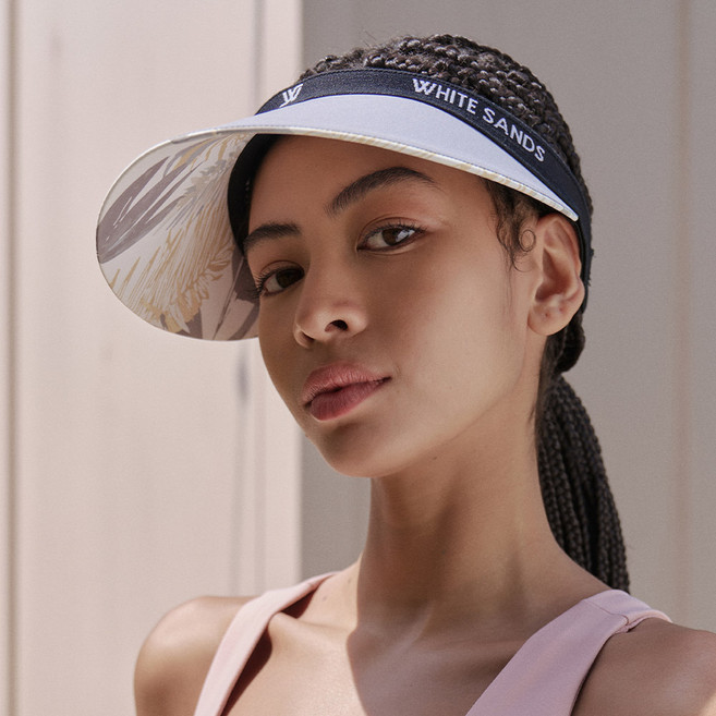 화이트샌즈 트로피컬 냉감 발수 초경량 리버시블 선바이저 코니아