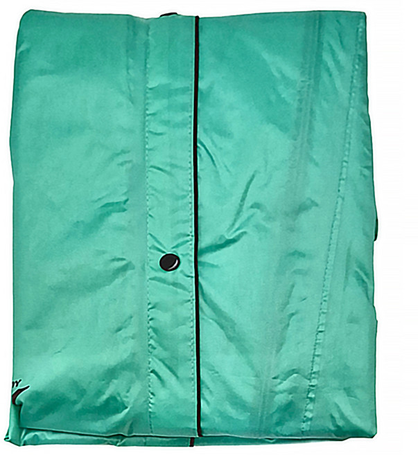 Moto cap 鈦鴻 M303專利內斜開式加大擋水片雨衣 淺綠 2XL, 1入