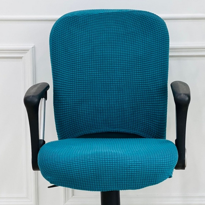 제이에스맘 사무용 의자 쿠션커버, 청녹, 1개