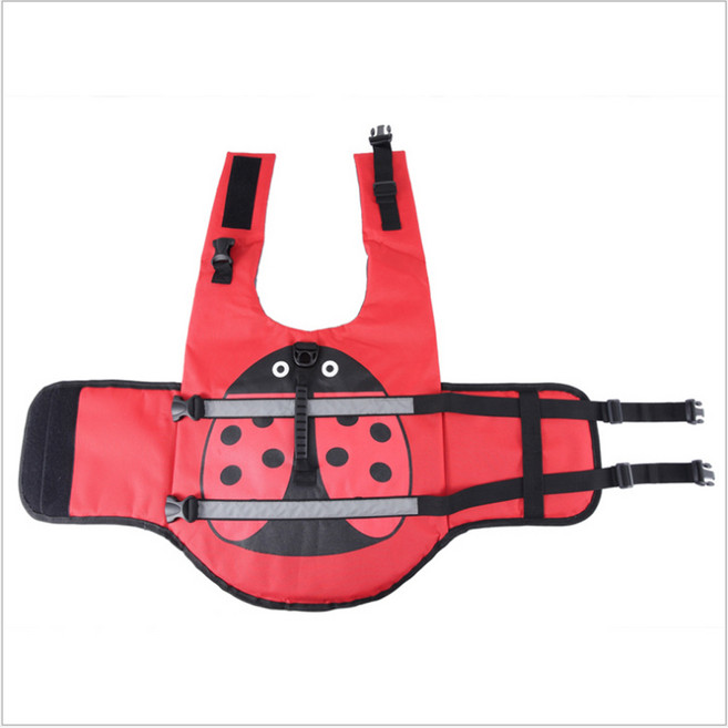 반려견 구명조끼, 무당벌레(JSY09), 1개