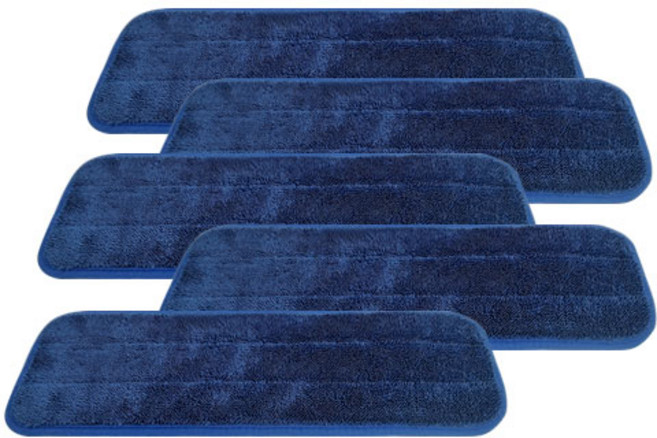 월드크린 극세사 잘닦여 밀대 패드 중형, 5개