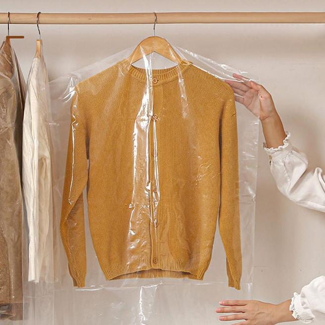 마샤투 정전기 방지 두꺼운 의류 먼지 커버 투명