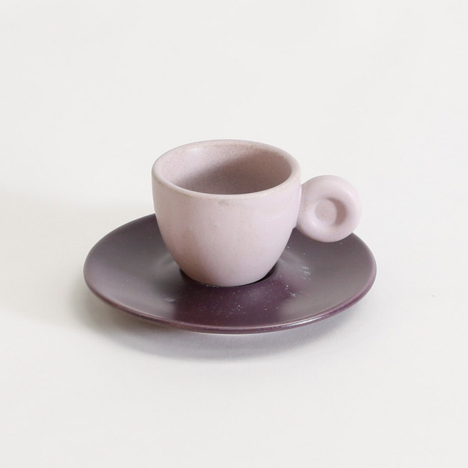 Dalsogum 韓國製陶瓷義式濃縮咖啡杯, 薰衣草紫, 1個