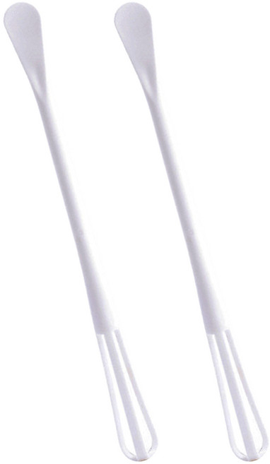 까사라이프 양면 다용도 머들러 거품기 2 x 22 cm, 화이트, 2개