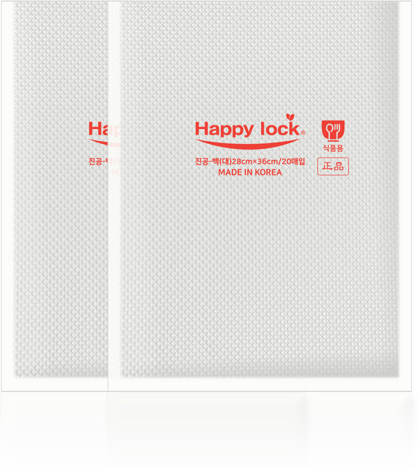 해피락 진공포장지 대형파우치 40p 세트, 1세트