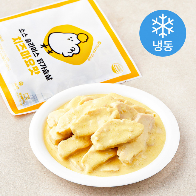 다즐샵 소스 슬라이스 닭가슴살 치즈마요맛 (냉동), 100g, 1개입, 5개