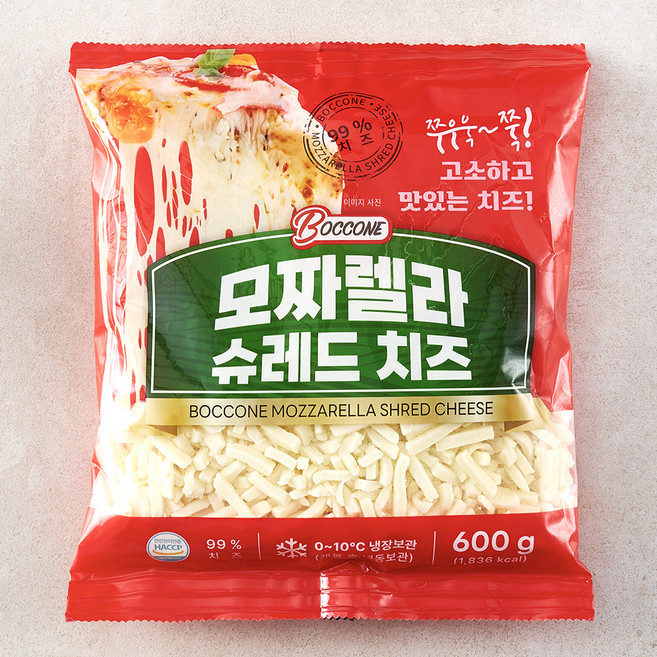 보꼬네 모짜렐라 슈레드 치즈, 600g, 1개입, 1개
