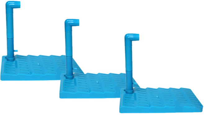 대일 저면 여과판 소, 3개