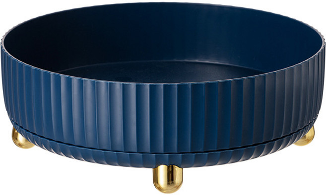 구디푸디 템바보드 주방 양념통 다용도 360도 회전형 정리함, 블루, 1개