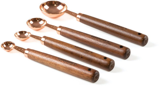 힘멜 계량스푼 로즈골드 4종 세트, 1세트