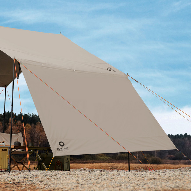 로티캠프 바스토 실버코팅 타프 사이드월, 탄