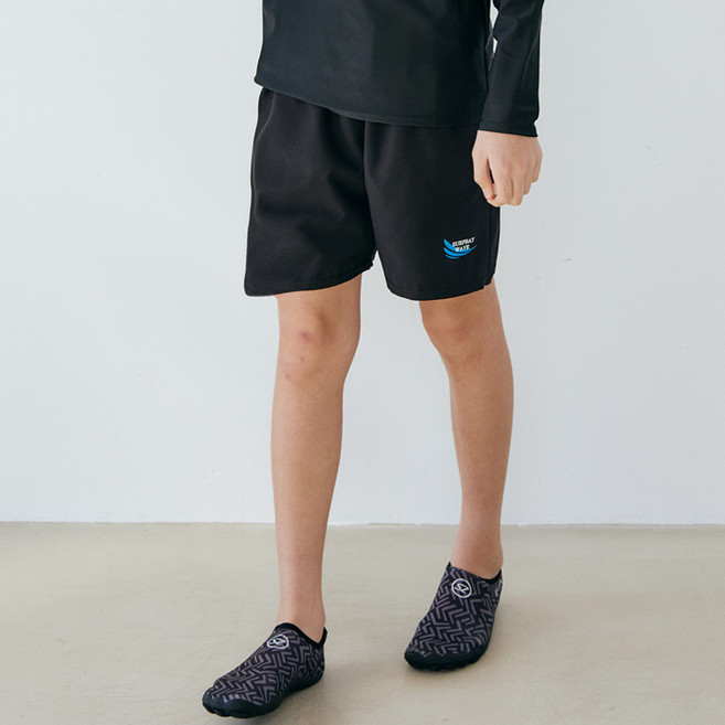 아이엠베베 써프베이 보드숏 반바지 SF-211, 블랙