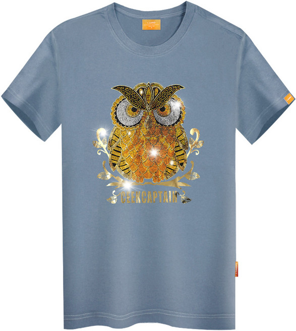 엘라모 반팔 럭키울 통기성 티셔츠