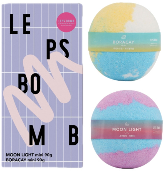 랩스밤 배쓰밤 입욕제 미니 2종 세트, 90g, 1개