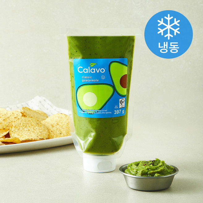 칼라보 짜먹는 클래식 과카몰리 (냉동), 1개, 397g