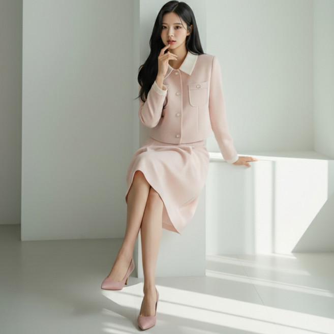 페이퍼먼츠 아루나 정장 자켓 + 스커트 세트 14424