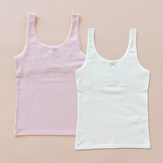 주니데이 학생 런닝 코튼리본 2종 세트