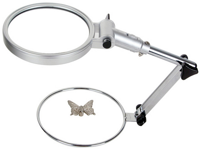 다담기 탁상용 LED 일반형 돋보기 대형 확대경 MA04, 혼합색상, 1개