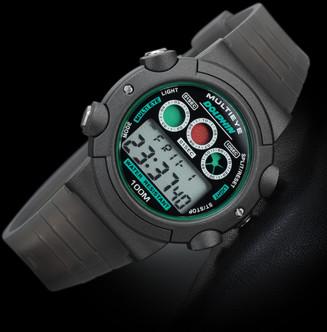 DOLPHIN 돌핀 러닝 디지탈 크로노그라프 시계