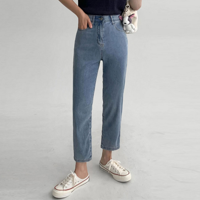 에이와비 여성용 쿨에어 텐셀 일자팬츠 150