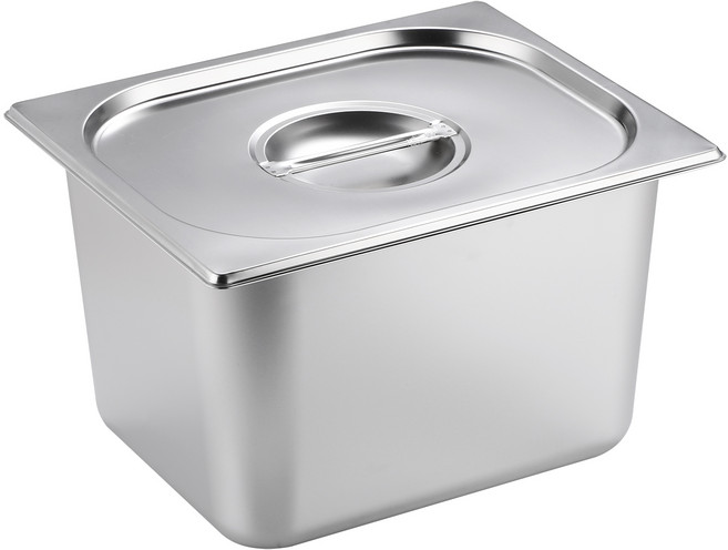 발룬피니 강화 스텐 바트 보관용기, 몸체 + 뚜껑, 1개