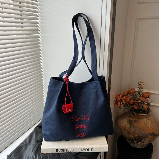 소리달 히구리 패브릭 장보기 외출용 여행용 캐주얼 데일리 에코백