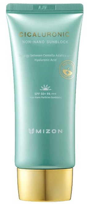 MIZON CICALURONIC非納米防曬霜 SPF50+ PA+++, 50ml, 1條