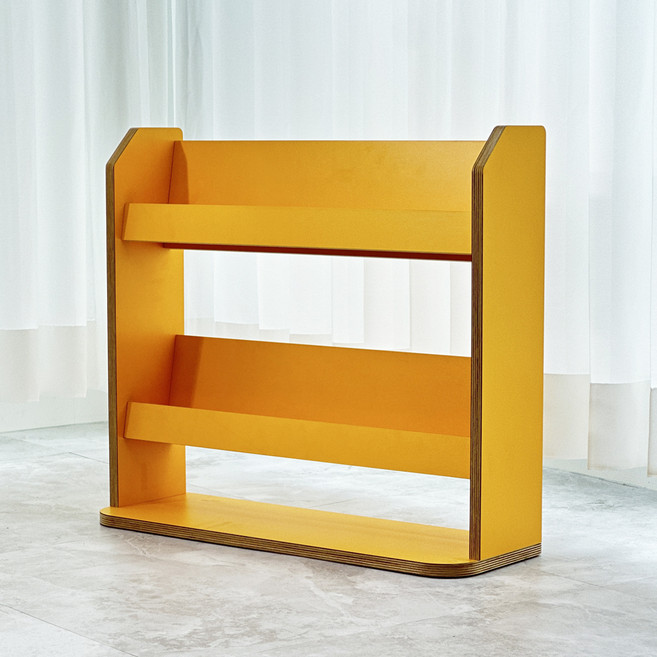 맘스보드 리셰 Riche 미니 전면 책장, 허니옐로우