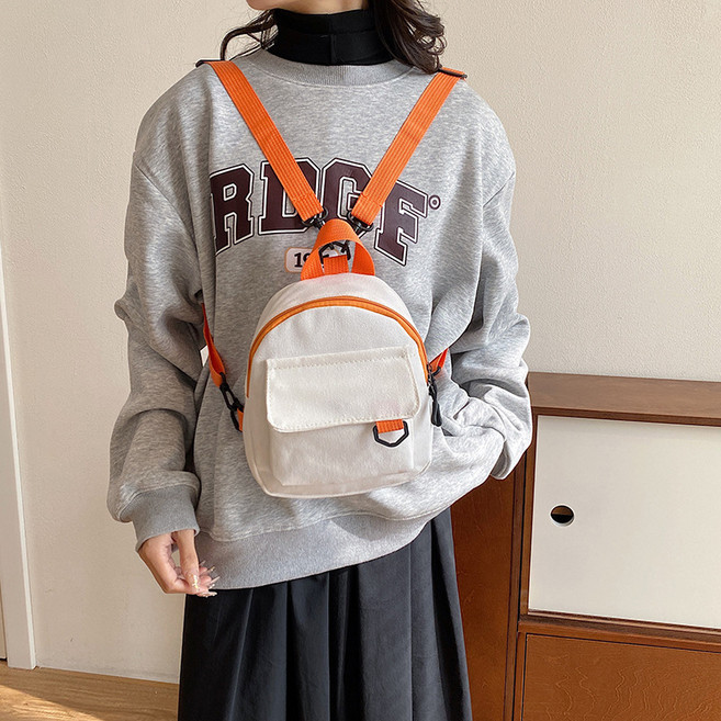 하라로이 여아용 캔버스 미니소형 배낭 핸드폰가방