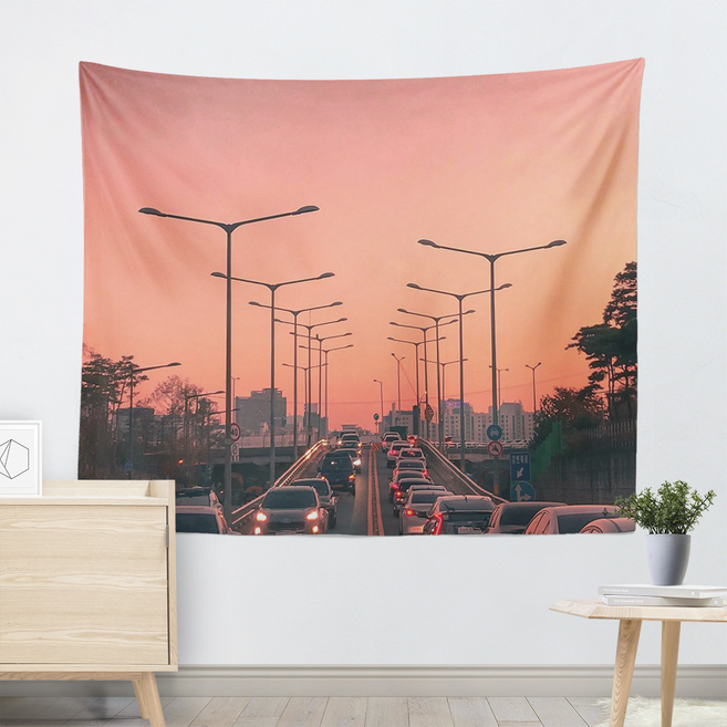 Didrokay 室內風景布藝海報, 高速公路