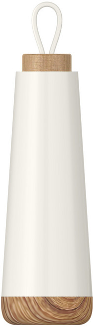 아르크 카베아 우드 스텐 진공 보온보냉 텀블러 + 세척솔, 아이보리, 500ml, 1개