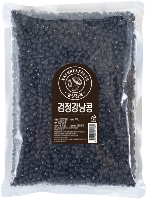 월드그린 싱싱 검정 강낭콩, 800g, 1개