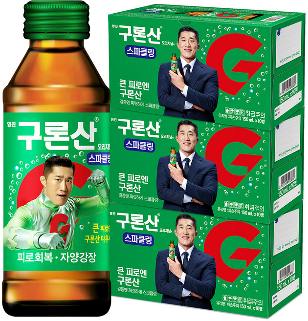 해태htb 구론산 탄산스파클링, 150ml, 30개