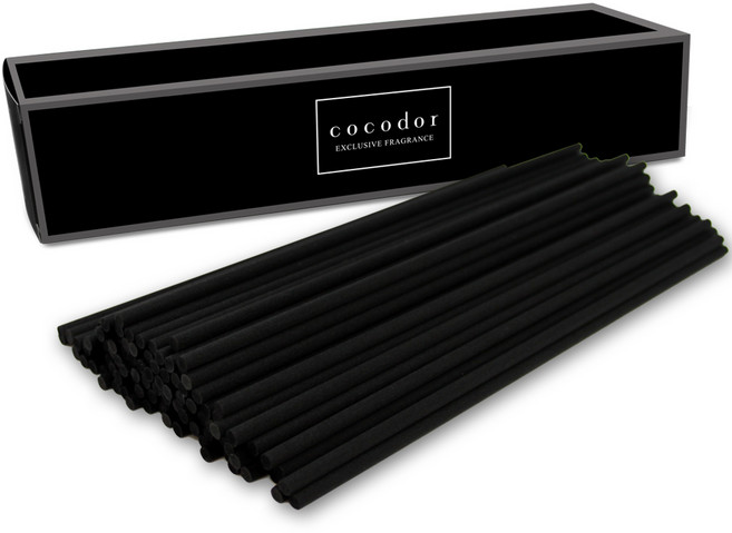 코코도르 디퓨저 섬유 리드 스틱 28cm, 블랙, 1개, 70개