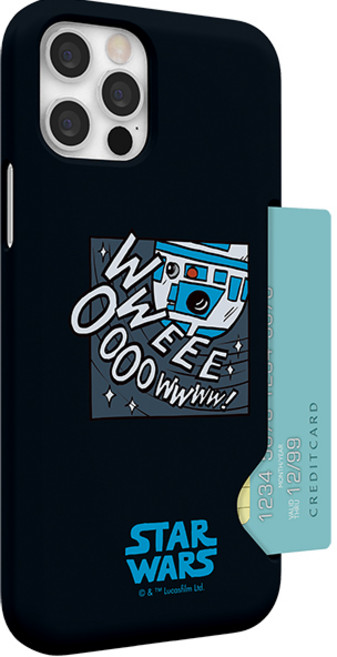 스타워즈 드로잉 슬림카드 휴대폰 케이스