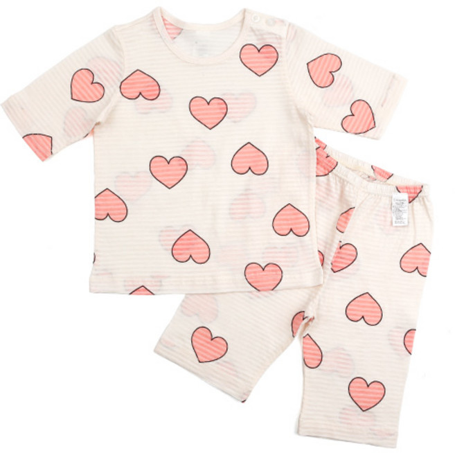 메이키즈 아동용 라인하트 7부 쟈가드 상하 세트