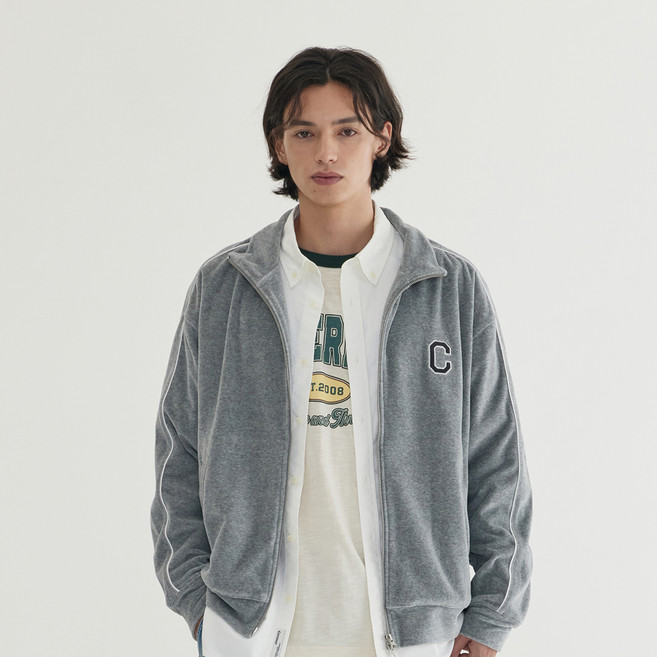 커버낫 남성용 C 로고 트랙 자켓