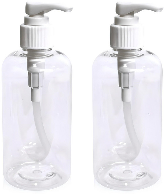 TRAVEL BUDDY R型乳液按壓分裝瓶 300ml, 2瓶, 單色